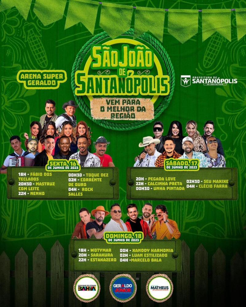 Foto: Reprodução/Prefeitura Santanópolis