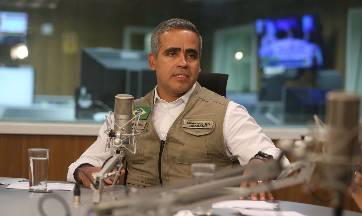 Ministro da Cidadania, Ronaldo Bento,  é o entrevistado do programa A Voz do Brasil Foto: Valter Campanato