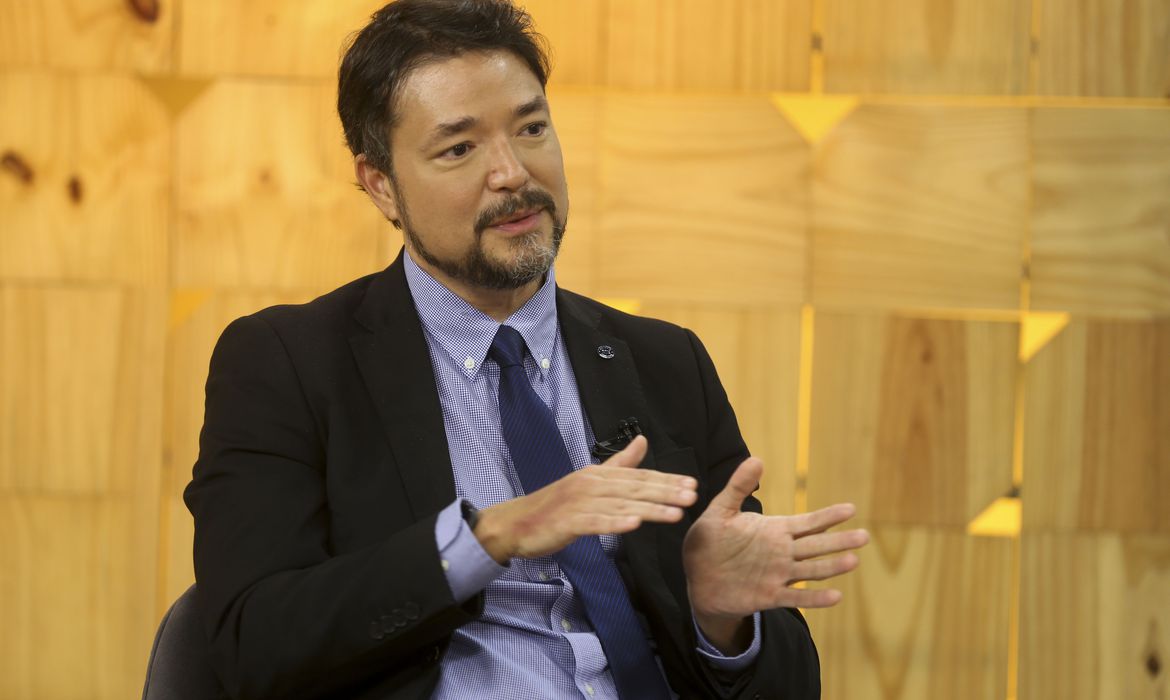 O secretário especial de Produtividade e Competitividade do ministério da Economia, Alexandre Ywata, é o entrevistado do programa Brasil em Pauta Foto: Valter Campanato