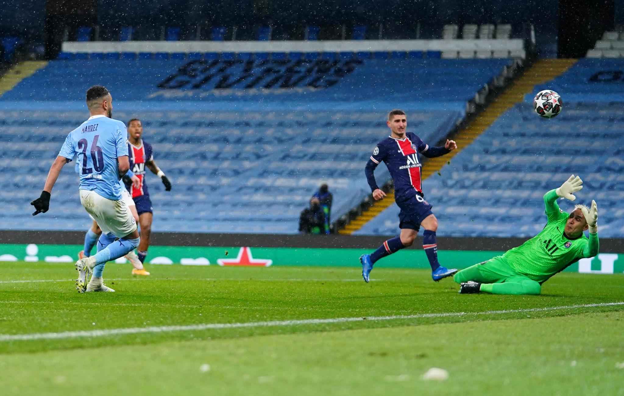 Gol de Mahrez do Manchester City Foto: Reprodução 