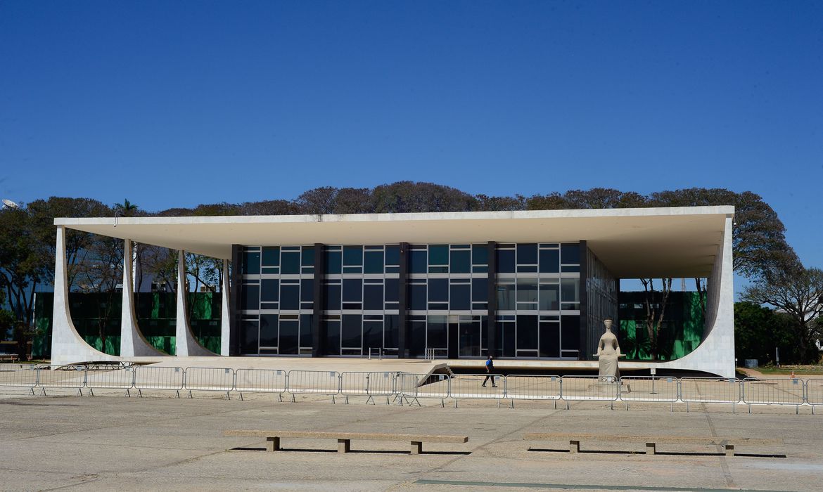Fachada do edifício sede do Supremo Tribunal Federal - STF Foto: Marcello Casal Jr