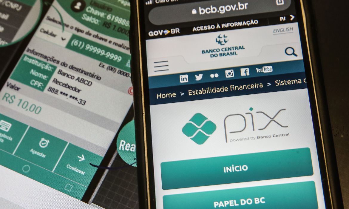 Pix é o pagamento instantâneo brasileiro. O meio de pagamento criado pelo Banco Central (BC) em que os recursos são transferidos entre contas em poucos segundos, a qualquer hora ou dia. É prático, rápido e seguro. Foto: Marcello Casal Jr