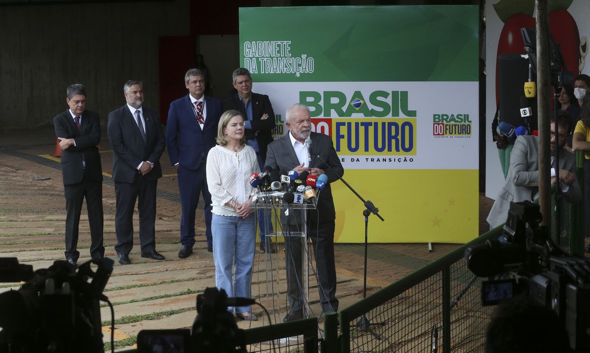 O Presidente Eleito Luiz Inacio Lula da Silva durante Entrevista no CCBB. Foto: Antonio Cruz