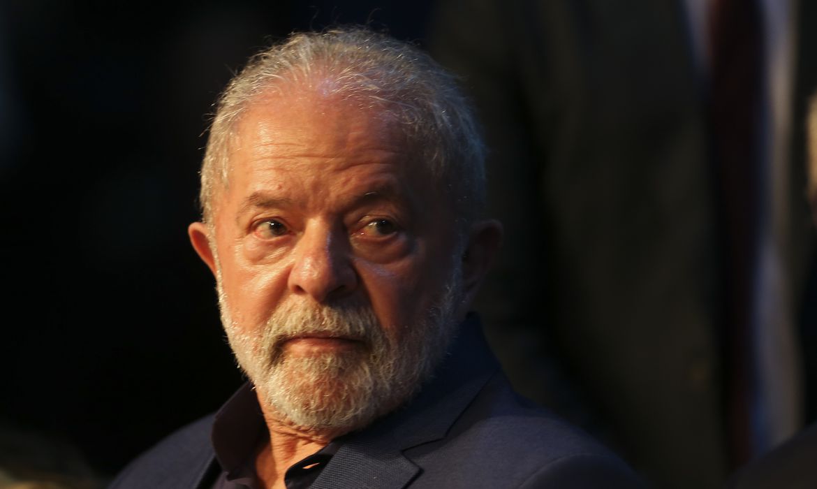 O presidente da República eleito, Luiz Inácio Lula da Silva, participa do evento de encerramento dos trabalhos dos grupos técnicos do Gabinete de Transição Foto: Valter Campanato