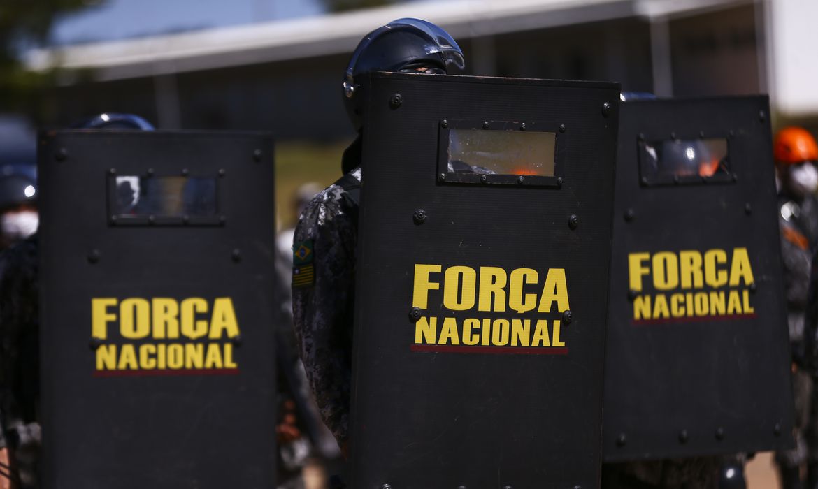 Cerimônia de entrega de itens de segurança para 23 estados e o Distrito Federal. Os bens, que fazem parte do acervo da Força Nacional de Segurança Pública. Foto: Marcelo Camargo