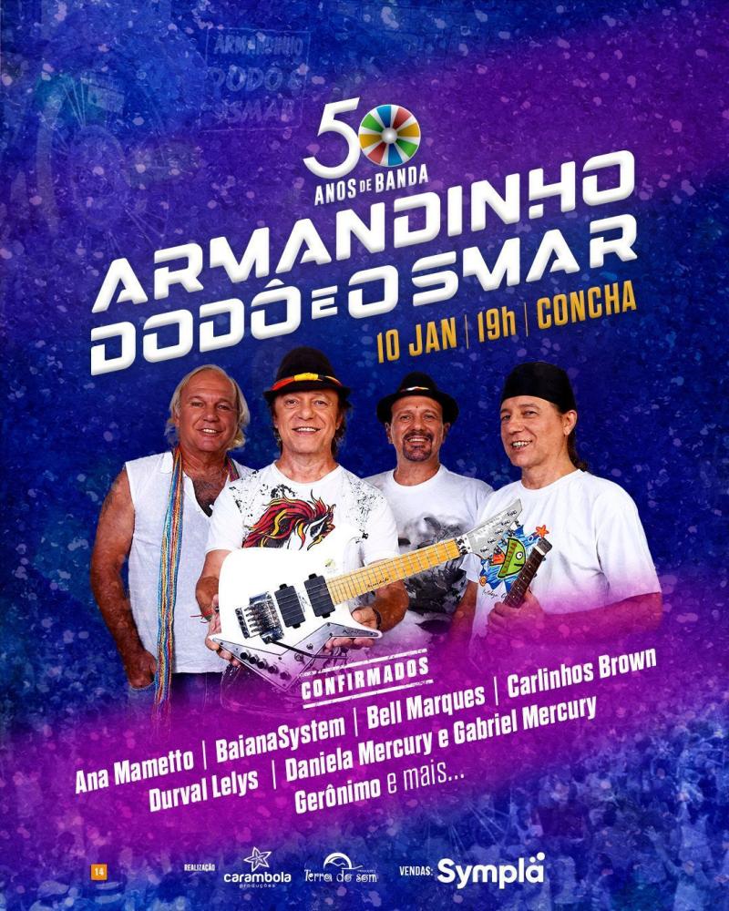 Banda Armandinho, Dodô & Osmar celebra 50 Anos com show histórico