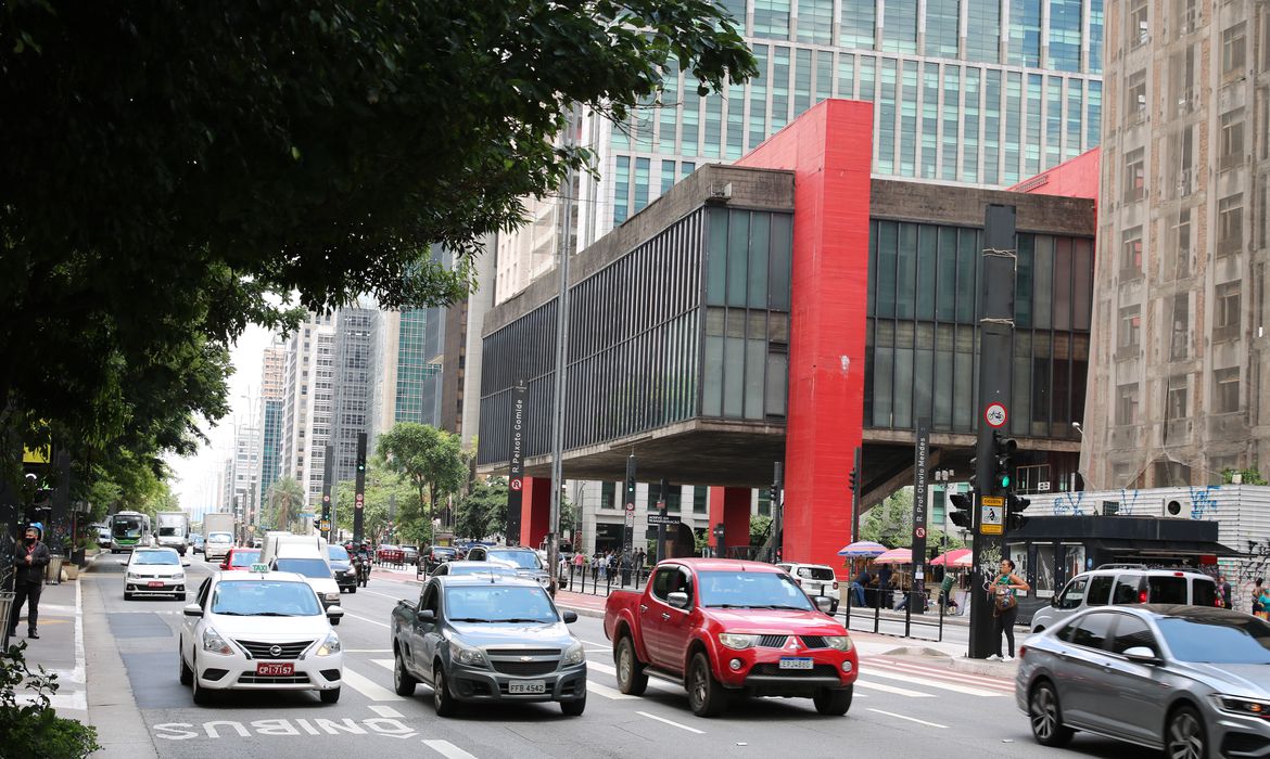 São Paulo - Fachada do Museu de arte de São Paulo Assis Chateaubriand - Masp, na Avenida Paulista. Foto: Rovena Rosa