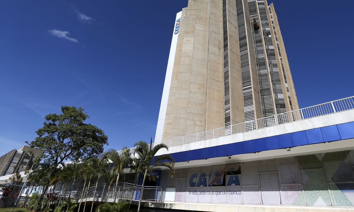 Edificio sede da Caixa Econômica Federal. (Foto: Marcelo Camargo/Agência Brasil)
