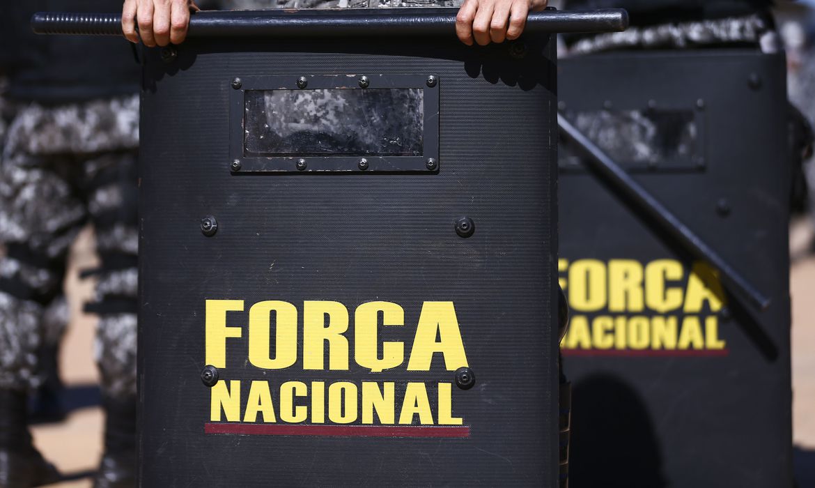 Cerimônia de entrega de itens de segurança para 23 estados e o Distrito Federal. Os bens, que fazem parte do acervo da Força Nacional de Segurança Pública. Foto: Marcelo Camargo