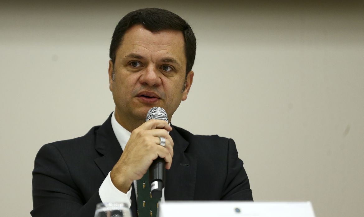 O ministro da Justiça e Segurança Pública, Anderson Torres, durante entrevista coletiva sobre a Operação Eleições 2022 no segundo turno. Foto: Marcelo Camargo