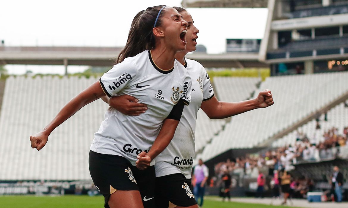 Partida entre Corinthians x Internacional-RS, realizado esta tarde na Neo Química Arena, jogo válido pela semi final da Supercopa do Brasil Feminina 2023. São Paulo / SP / Brasil - 09/02/2023. Foto: ©Rodrigo Gazzanel / Ag. Corinthians