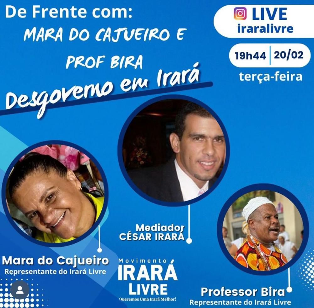 Foto: Divulgação/Irará Livre