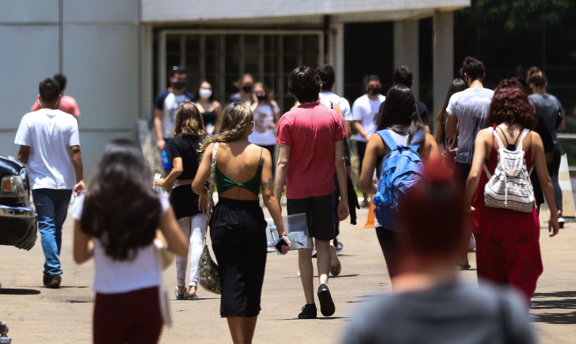 Estudantes de todo Brasil, fazem o segundo dia de prova do Enem (Exame Nacional do Ensino Médio Foto: Marcello Casal HJ