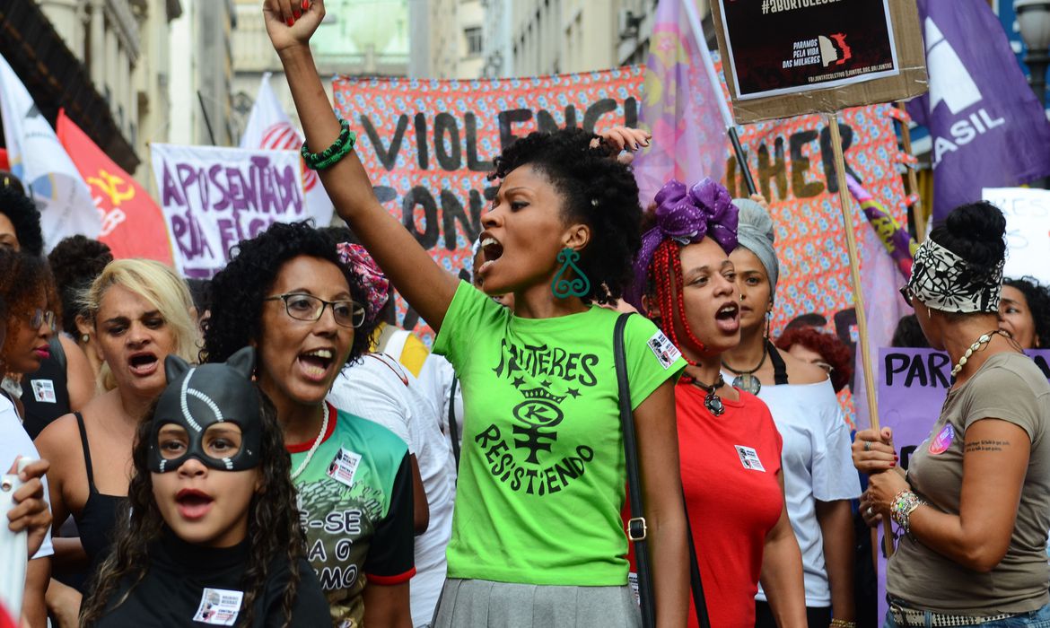 São Paulo - Manifestações do Dia da Mulher na região central da capital (Rovena Rosa/Agência Brasil)