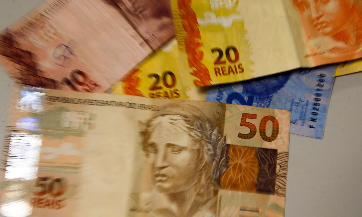 Moeda Nacional, Real, Dinheiro, notas de real Foto: Marcello Casal Jr