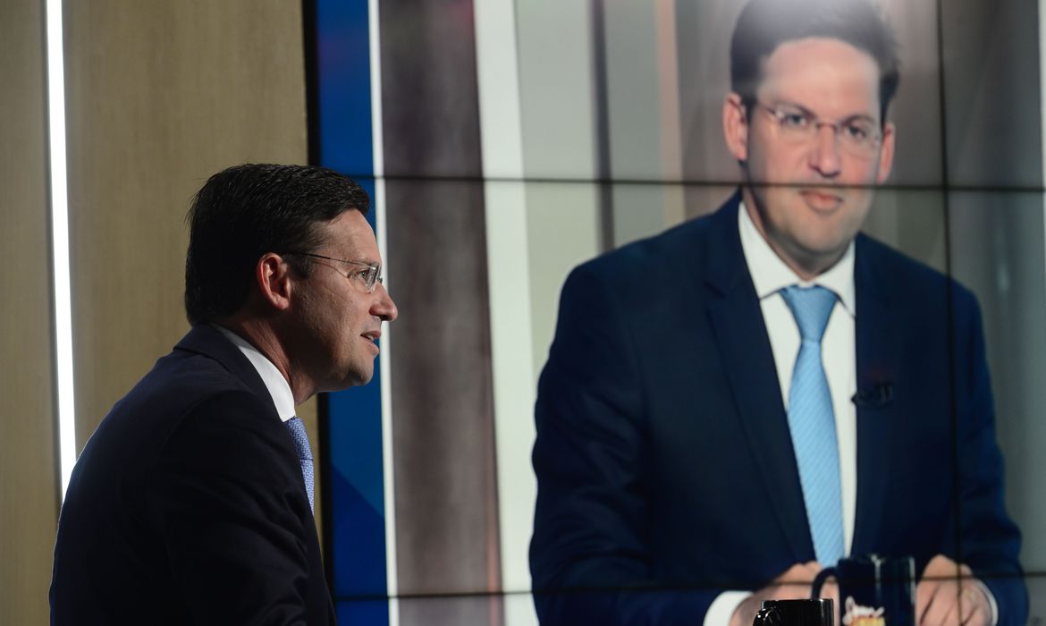 Ministro da Cidadania, João Roma, participa do programa Sem Censura, na TV Brasil