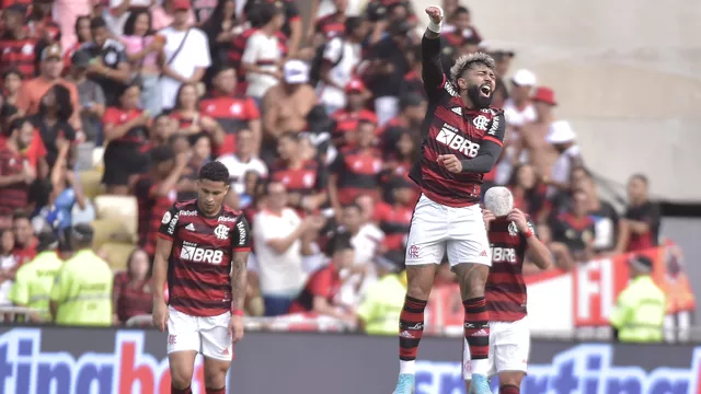 Flamengo x São Paulo gol Gabigol - Foto: André Durão