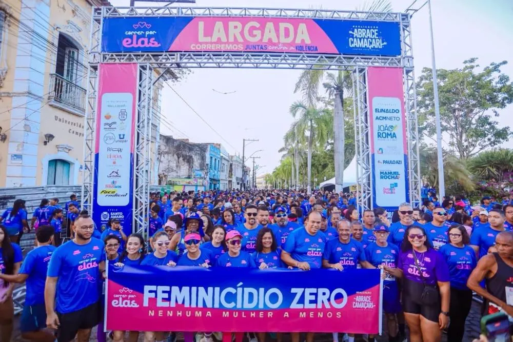 BAHIA: Josi da Rádio participa da corrida “Correr por Elas” e reforça luta pelo fim do feminicídio