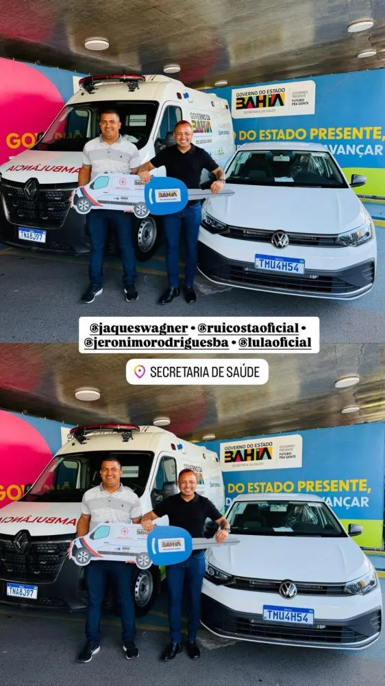 ambulência Foto: Divulgação/Rede Social Vitor do Posto 
